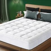 Discover the Luxurious Queen Microfiber Pillowtop Mattress Topper