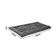 Mattress Protector Bamboo Charcoal Pillowtop Topper Underlay Cover Single