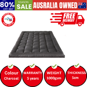 Queen Mattress Topper Pillow Top Mattress Topper 1000GSM Microfiber