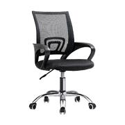 Home Office Chair Study Gaming Computer Chairs Racing Mesh Recliner with Casters, Height Adjustable, Swivel, Comfortable Armrests, Brethable Mesh Blac