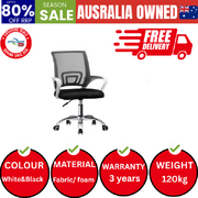 Office Gaming Chair Computer Mesh Chairs Executive Foam White&Black