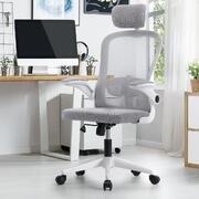 Mesh Office Chair Executive Fabric Gaming Seat Racing White