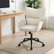 Office Chair Wide Seat Beige