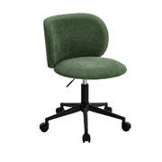 Office Chair Armless Mid Back Swivel Ergonomic Chair Green