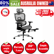 Ergonomic Office Chair Mesh Executive Seat BK&GY