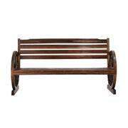 Garden Bench 3 Seater Outdoor Furniture Wooden Wagon Chair Patio Lounge