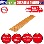 Garden Wooden Pathway 8ft Straight Roll-Out