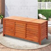 Outdoor Storage Bench Box Garden Wooden Chest Toy Tool Sheds Furniture
