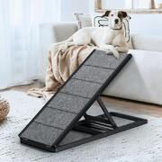  Dog Pet Ramp Adjustable Height Dogs Stairs Bed Sofa Car Foldable 100cm