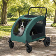 Large Pet Stroller Foldable Carrier 80x100x88cm
