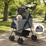 Pet Stroller Foldable Pram 45x58x95cm