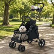 Pet Stroller Foldable Travel 45x80x96cm