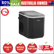 Portable Ice Maker Machine Ice Cube Tray With Handle 12kg Bar Home Black