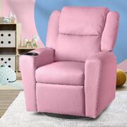 Kids Recliner Sofa Children Lounge Chairs PU Armchair 360° Rotatable