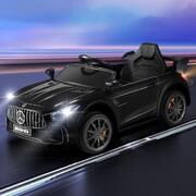 Kids Ride On Car AMG GTR Licensed Remote Electric Toy Gift 12V Black