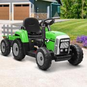 Ultimate Fun Ride: 12V Kids Electric Tractor with Trailer - Perfect Child Gift