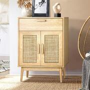Sideboard Cabinet Buffet Rattan Furniture Cupboard Hallway Table Wood