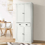 Sideboard Cabinet Storage Cupboard Pantry Drawer 6-Tier Shelf