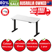 Standing Desk Wireless Charging Dual Motor 140CM Black&White