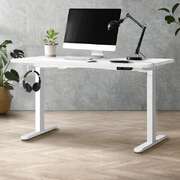 Standing Desk Dual Motor Adjustable 150cm White