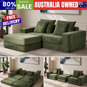 Compressed Modular Sofa Multi-Layout Corduroy Lounge Set