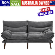 Grey Sofa Bed Recliner 172x82x82cm