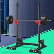 Ultimate Home Gym Setup: Squat Rack, Adjustable Barbell Rack, Weight Bench, and Barbell Bar Stand