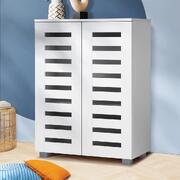 20 Pairs White Shoe Cabinet Shoe Rack Footwear Storage