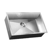 Kitchen Sink Stainless Steel Bathroom Laundry Basin Single Silver 70X45CM