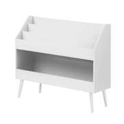 Kids Bookshelf Children Bookcase Organiser Toy Shelf White