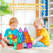Kids Magnetic Tiles Blocks Building Educational Toys 100PCS