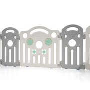 Kids Playpen Baby Safety Gate Toddler Fence 18 Panels Grey