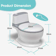 Kids Potty Trainer Seat Child Toilet Training Non-Slip