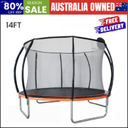 Trampoline Enclosed Basketball Set 427x427x263cm