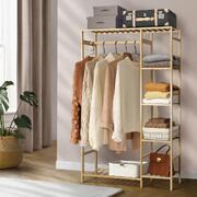 Efficient Wardrobe with Hanging Clothes and Storage: Organize with Style