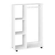 Portable Wardrobe Open Storage Shelves Organizer Clothes Rack Hanging