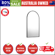 Wall Mirrors 86x50cm Arched Black