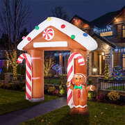 Christmas Inflatable Archway LED Lights 240x92.5x280cm