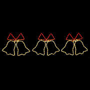 Christmas Light 3PCS Jingle Bell Set LED Motif Lights