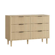 6 Chest of Drawers Dressers Lowboy Stripe Natural