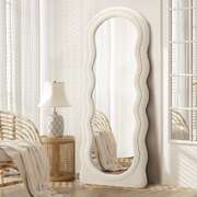 Full Length Mirror 160cm Boucle Frame Floor Mirror