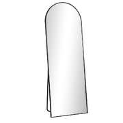 180x70cm Full Length Mirror Arched Floor Mirrors Black