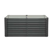 160x80x73cm Garden Bed Galvanised Steel 4pcs