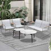 4 Seater Outdoor Lounge Set Patio Coffee Table Set