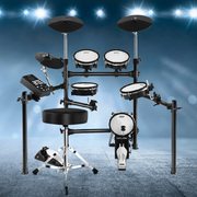 8 Piece Electric Electronic Drum Kit Mesh Drums Set Pad and Stool For Kids Adults