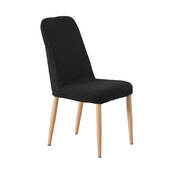 2x Dining Chair Covers Spandex Cover Removable Slipcover Banquet Party Black