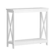 2-Tier Console Table X-Design Wooden White