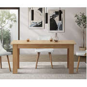 200cm Extendable Dining Table Cafe Table Natural