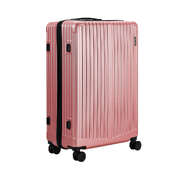 28" Luggage Suitcase Trolley Set Travel TSA Lock ABS Case Pink