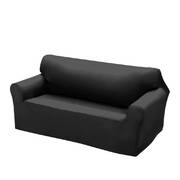 Easy Fit Sofa Slipcovers 2 Seater Black